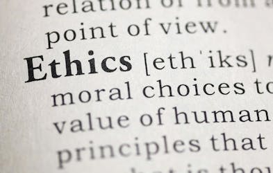 Ethics definition in book.